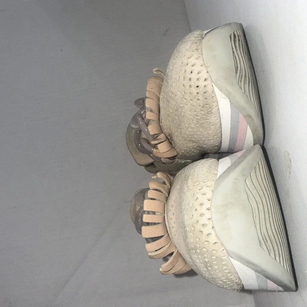 Softwaves Cadie Platform Sneakers Shoes Sand Beige 38 US 7.5 PreOwned‎